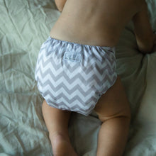 Load image into Gallery viewer, Cloth Nappy and Wet Bag Duo - Ziggy Zag
